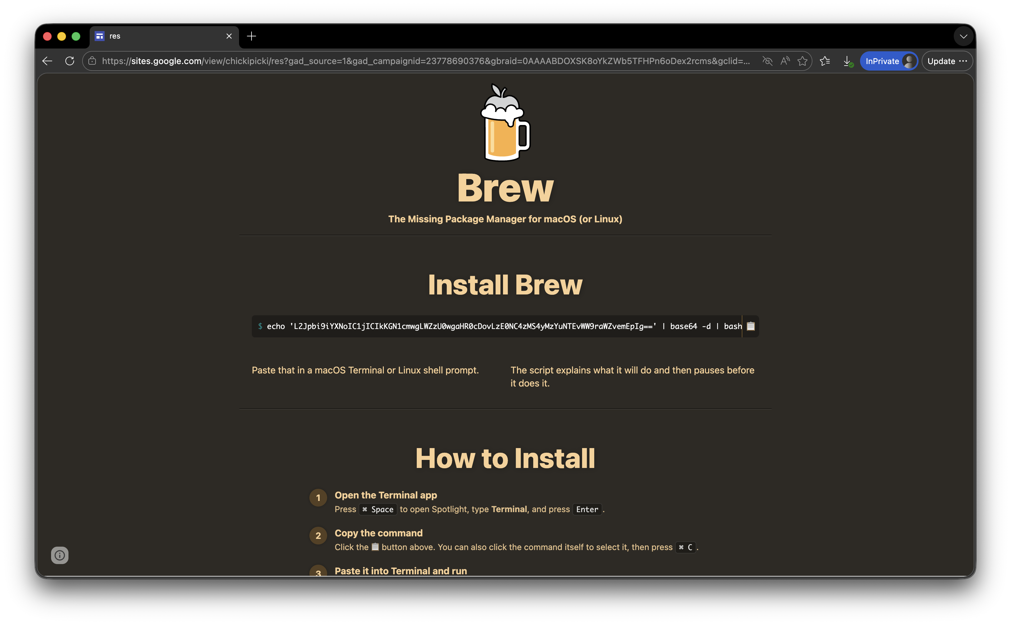 This is not the official homebrew homepage